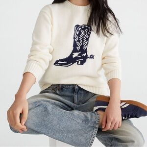 Aeropostale Cowboy Boot Sweater